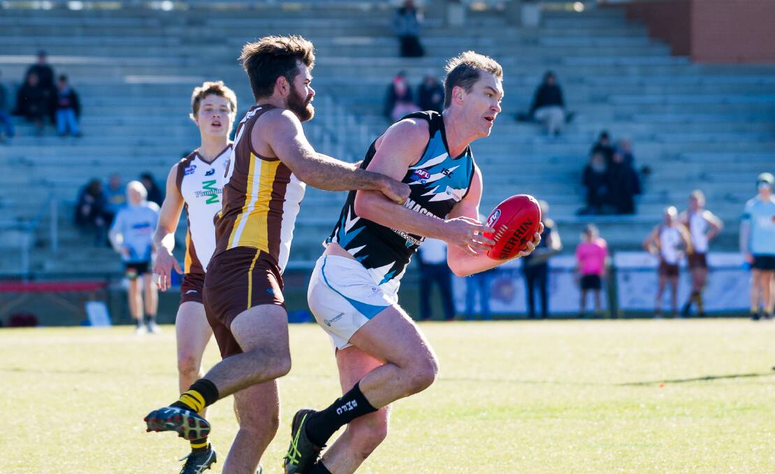 The Magpies were too strong for Tuggeranong on Saturday. Picture: Elesa Kurtz. 