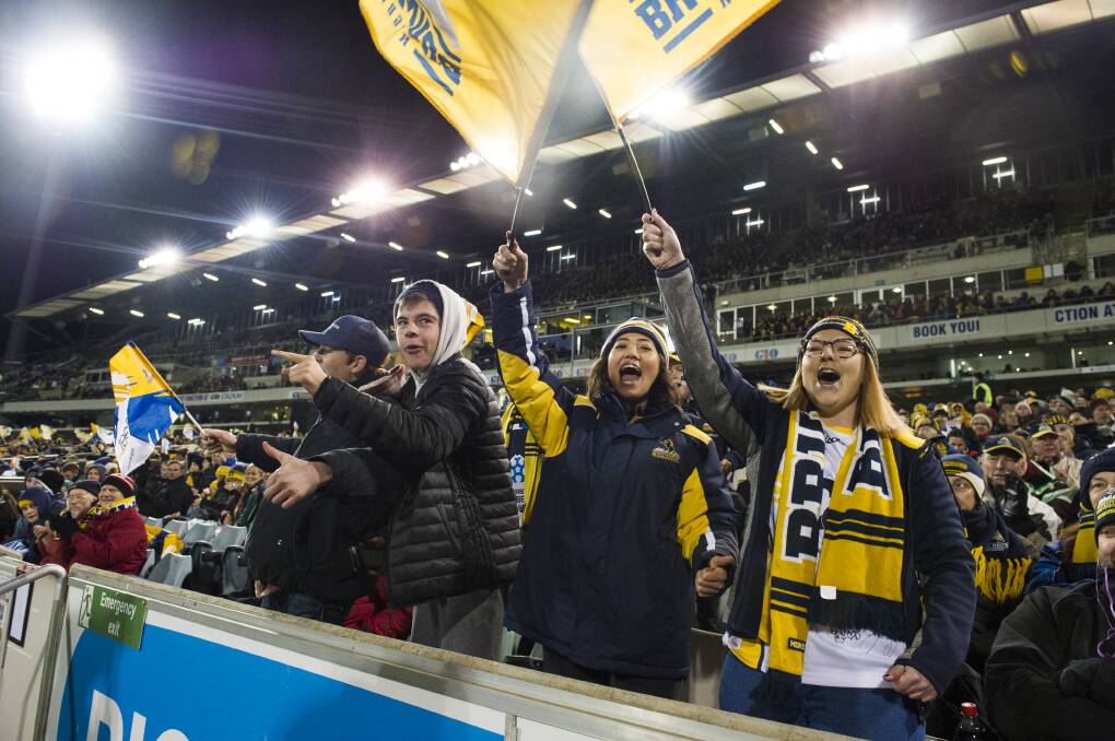 The Brumbies want to grow their crowd support in 2020. Picture: Dion Georgopoulos