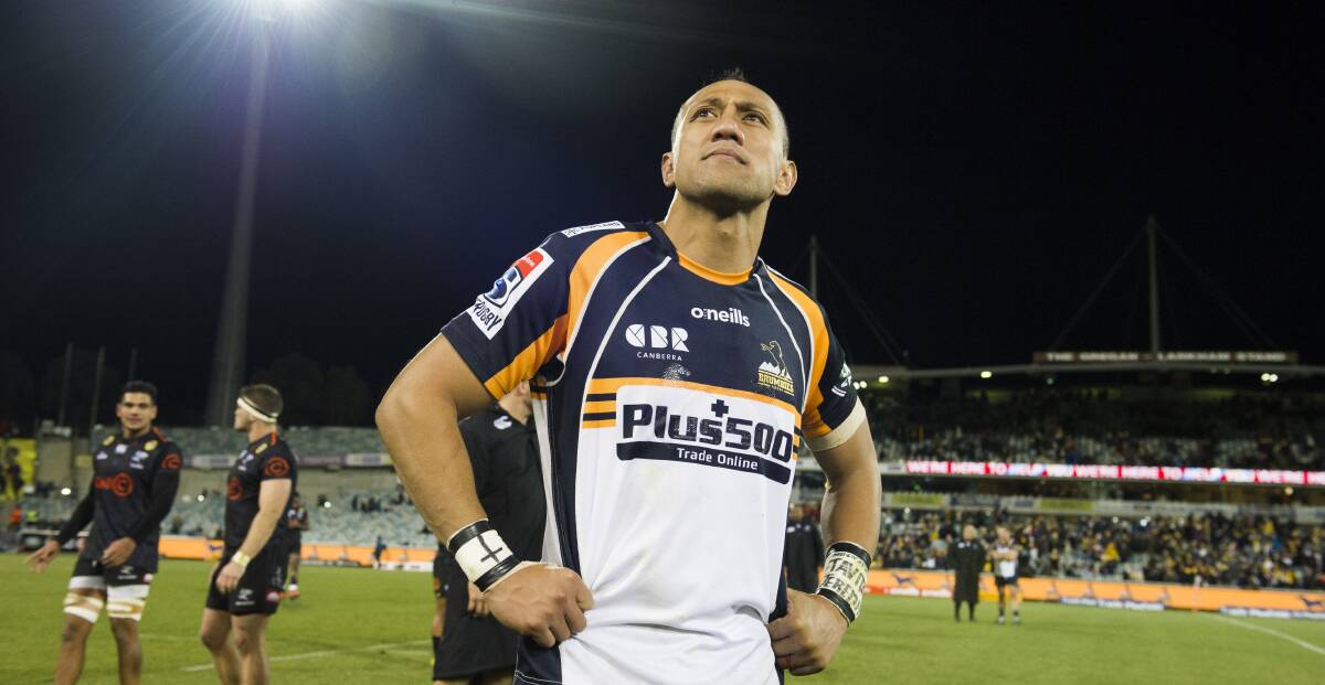 A new start: Christian Lealiifano is leaving the Brumbies. Picture: Dion Georgopoulos