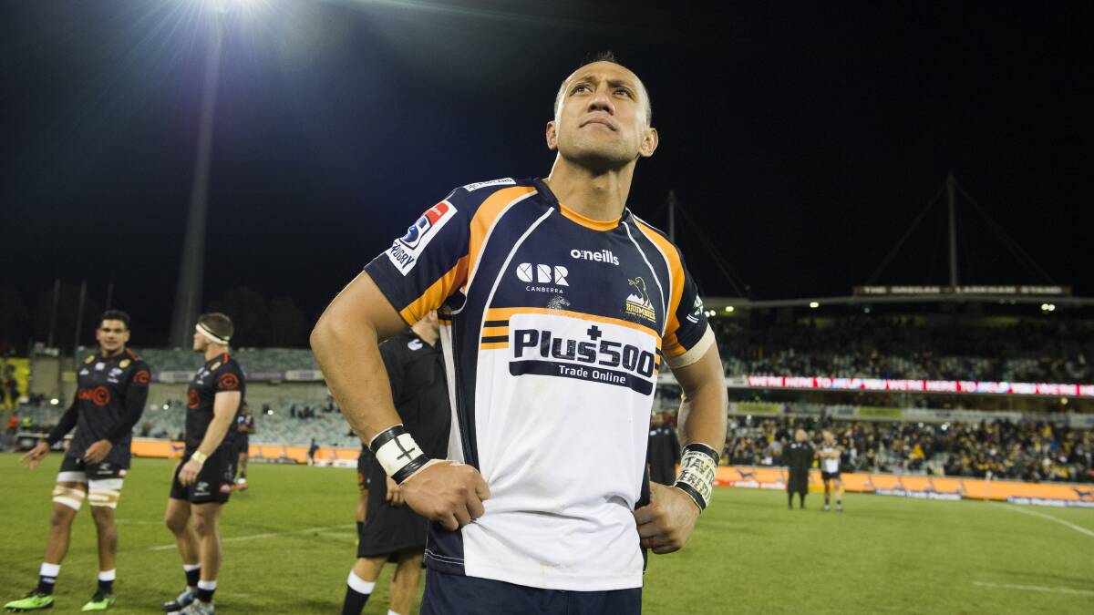 Christian Lealiifano is the second-most capped player in Brumbies history. Picture: Dion Georgopoulos