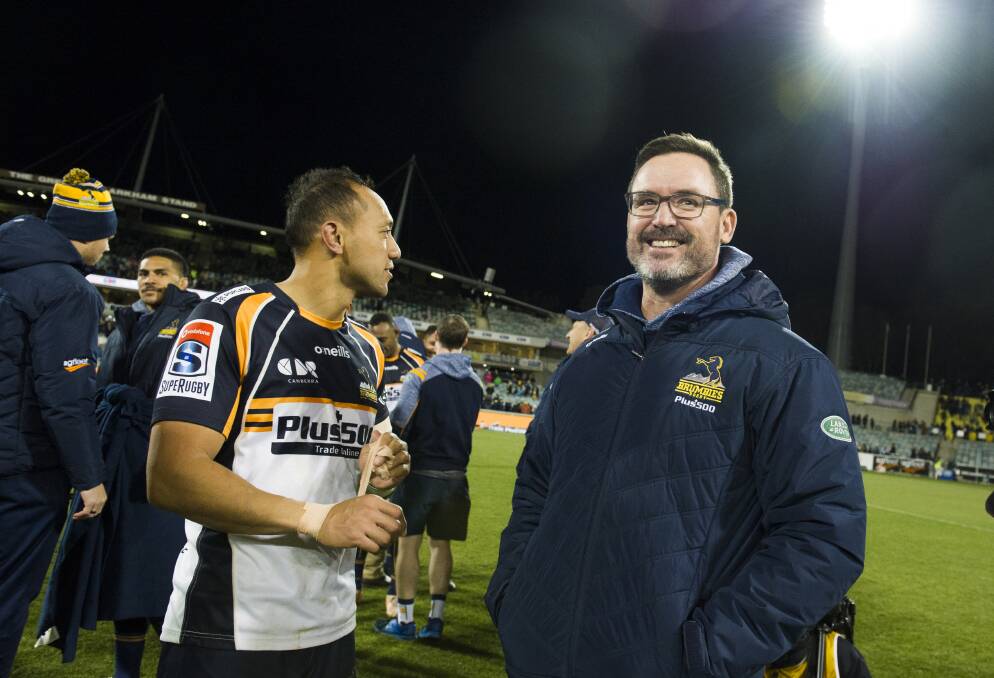 Managing the best: Brumbies coach Dan McKellar is expected to have access to his Wallabies stars for every game in 2020. Picture: Dion Georgopoulos