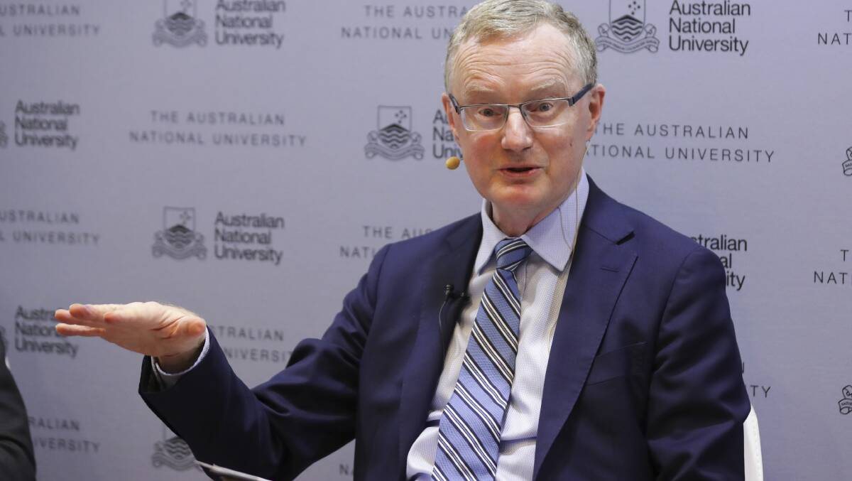 Philip Lowe, governor of the Reserve Bank: World financial crisis quite unlikely. Picture: Alex Ellinghausen