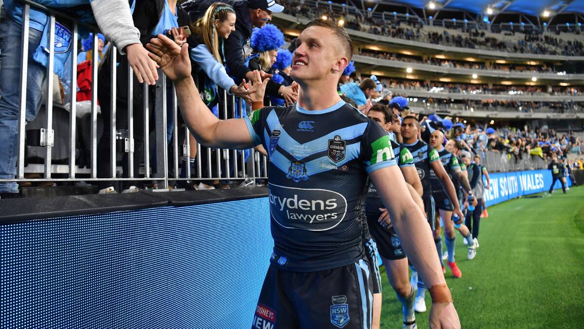 Jack Wighton will play a huge role for the Blues in the State of Origin decider. Picture: NRL Photos