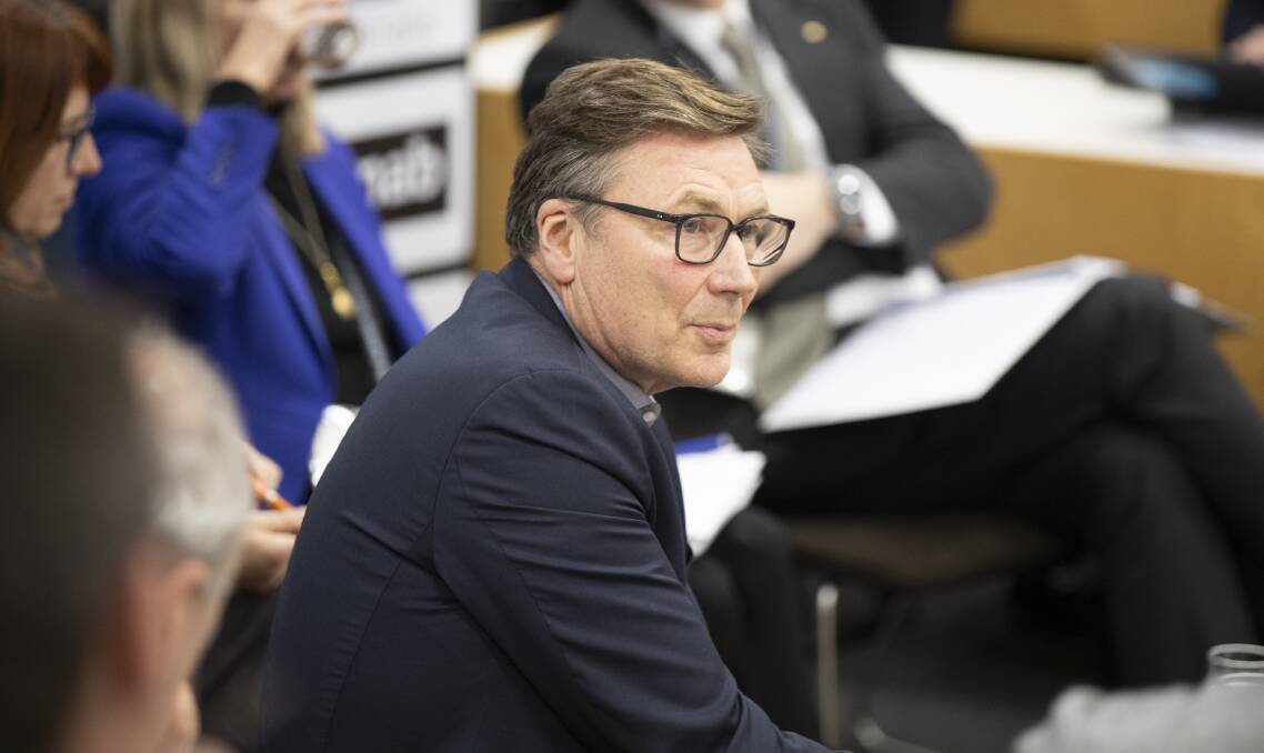 Former Telstra boss David Thodey, who is leading the independent review of the Australian Public Service. Picture: Sitthixay Ditthavong