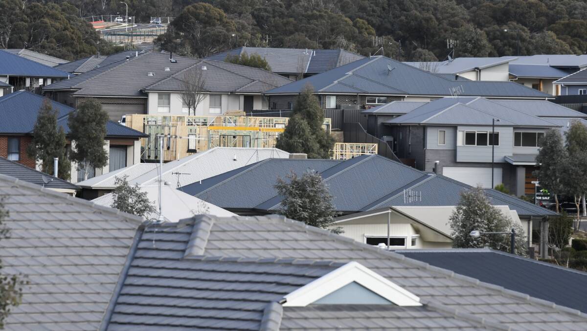 Most new Canberra dwellings will be in medium- and high-density developments rather than on single-dwelling blocks. Picture: Dion Georgopoulos