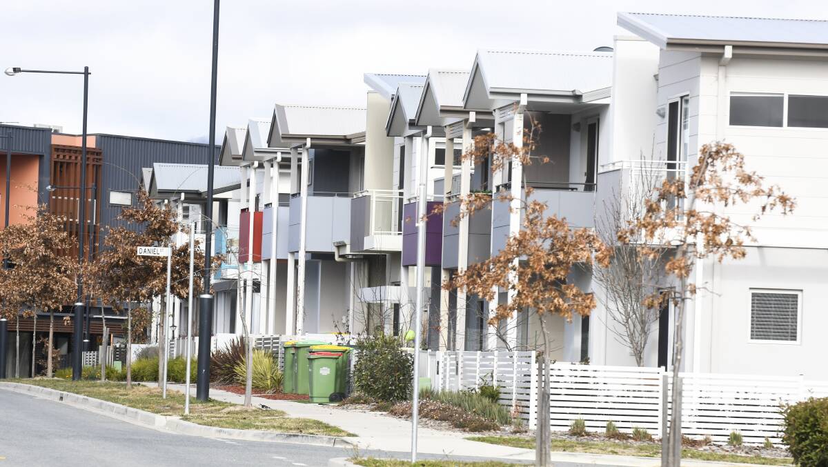 While investors continue to leave the Canberra housing market, the industry thinks the wider market might be bottoming out. Picture: Dion Georgopoulos