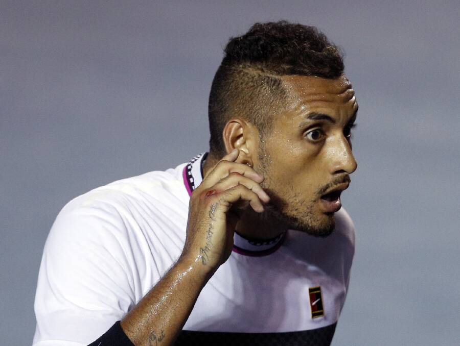 Nick Kyrgios will be motivated to set up a Rafael Nadal showdown. Picture: AP