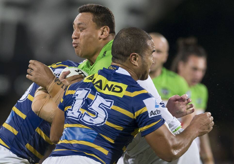 Raiders prop Josh Papalii says they'll use the bye to fix a few areas. Picture: AAP Image/Craig Golding