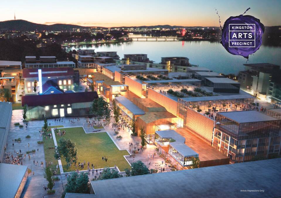 Artists' impression of the proposed Kingston Arts Precinct. Picture: Supplied