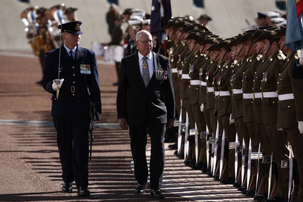 Governor-General David Hurley after he was sworn in on July 1. Picture: Dominic Lorrimer