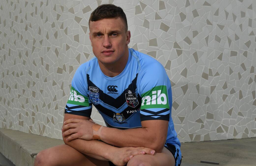 Raiders five-eighth Jack Wighton is a step closer to a Kangaroos debut. Picture: AAP Image/Dean Lewins