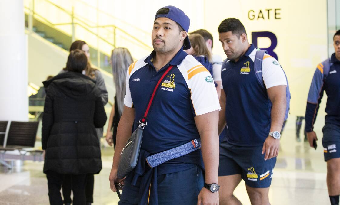 Brumbies hooker Folau Faingaa will join the Wallabies squad later this week. Picture: Jamila Toderas