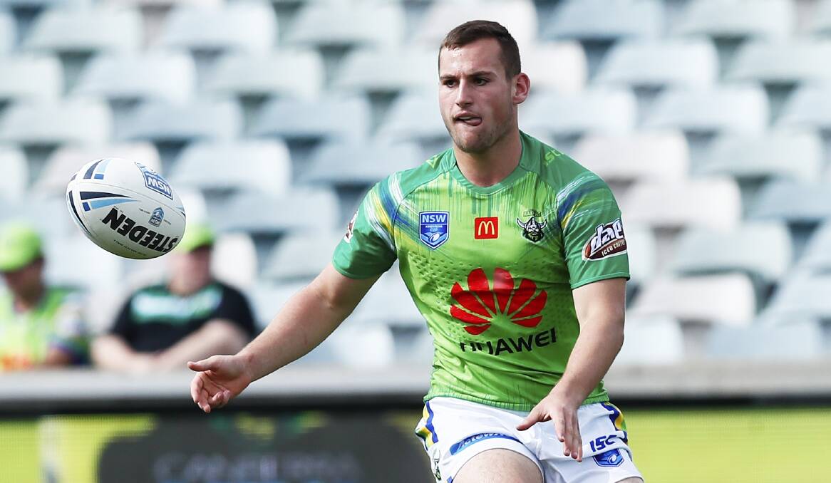 Raiders prospect Darby Medlyn could soon be knocking on the door of the NRL side. Picture: NRL Imagery