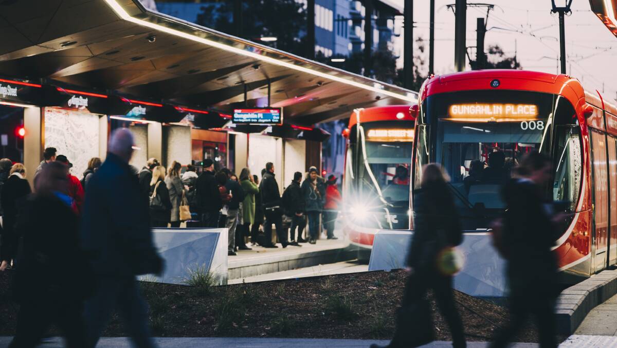 The light rail has not solved all Canberra's public transport woes.
Picture: Jamila Toderas