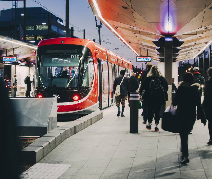 Canberra's light rail network will go no further south than Alinga Street until construction contracts are signed. Signing has been delayed due to the coronavirus pandemic. Picture: Jamila Toderas