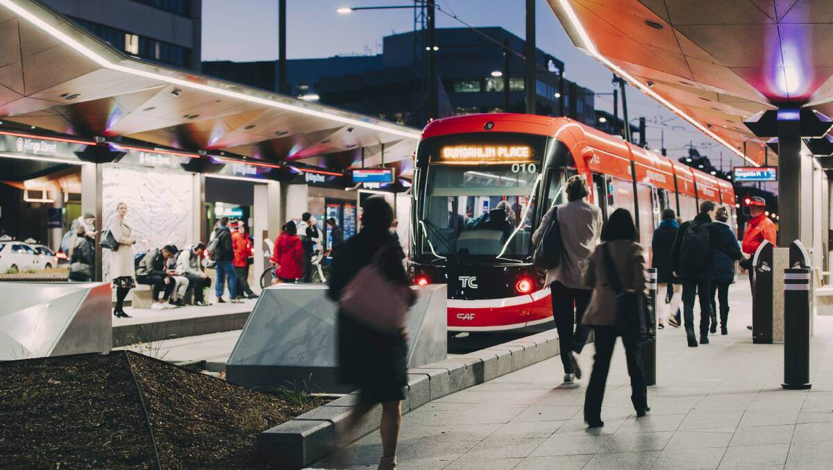 ACT Labor would like to see all Canberra students getting free public transport. Picture: Jamila Toderas
