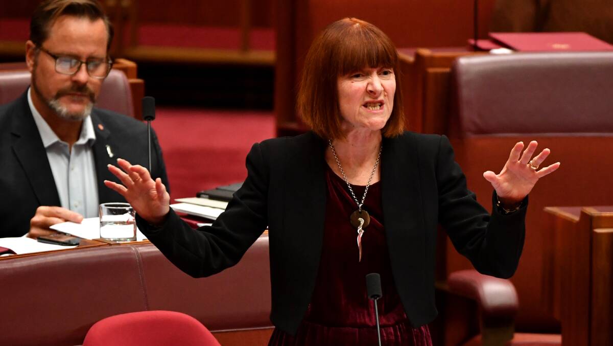 Senator Rachel Siewert, who says the low level of Newstart payments is a crisis. Picture: AAP