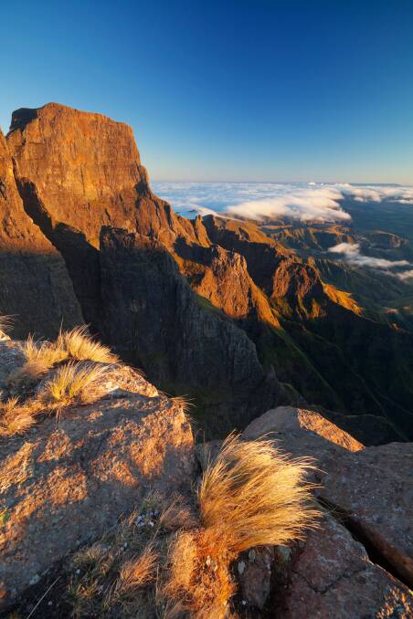 The Drakensberg Mountains in South Africa, which run for 1600 kilometres. Picture: Alamy