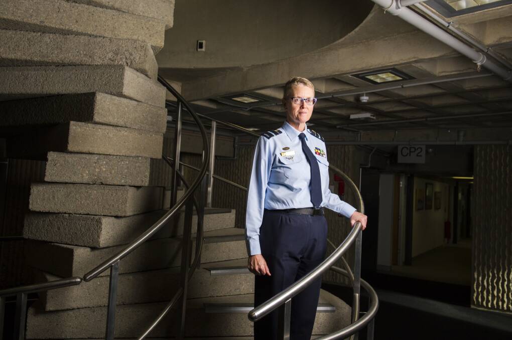 Air Vice-Marshal Dr Tracy Smart at the Campbell Park Offices. Picture: Dion Georgopoulos