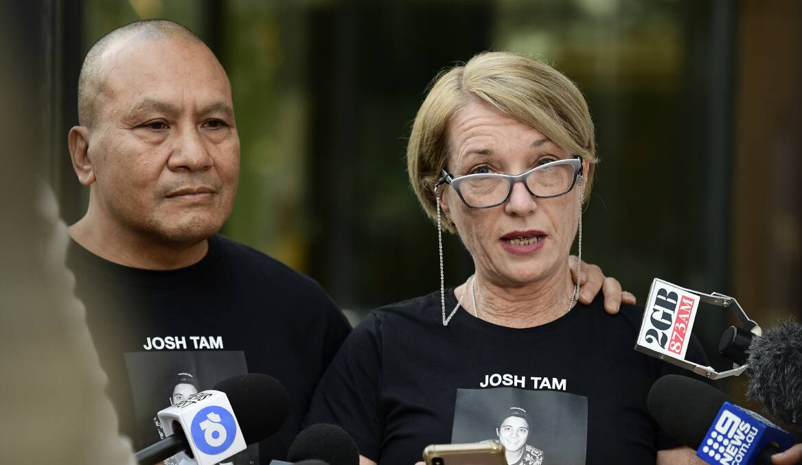 John and Julie Tam, parents of Joshua Tam, who died at the Lost Paradise music festival in December 2018. Picture: AAP