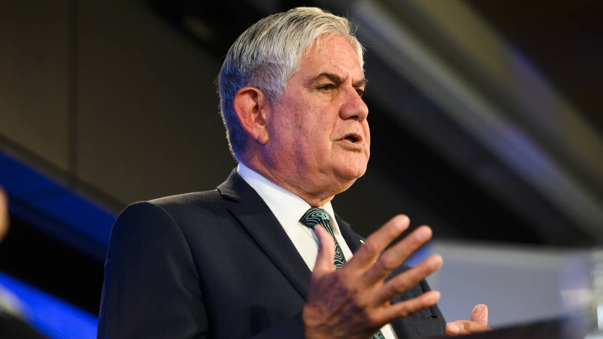 Minister for Indigenous Australians Ken Wyatt at the National Press Club on Wednesday. Picture: AAP