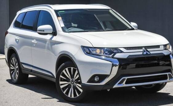 A stolen white Mitsubishi Outlander was seen driving dangerously in parts of Belconnen on July 8. Picture: ACT Policing