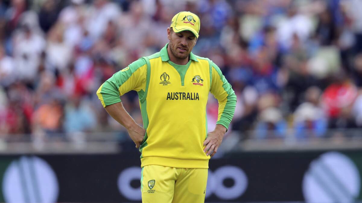 Australia's captain Aaron Finch failed to deliver. Picture: AP