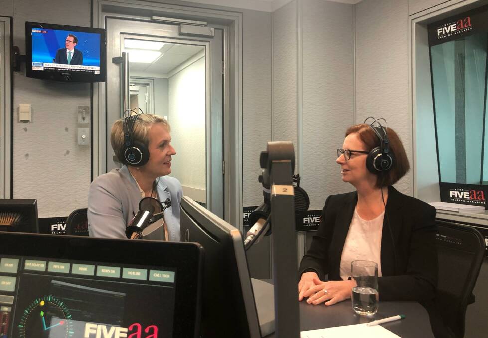 Tanya Plibersek and Julia Gillard discuss feminism in a podcast recorded in June 2019. Picture: Supplied