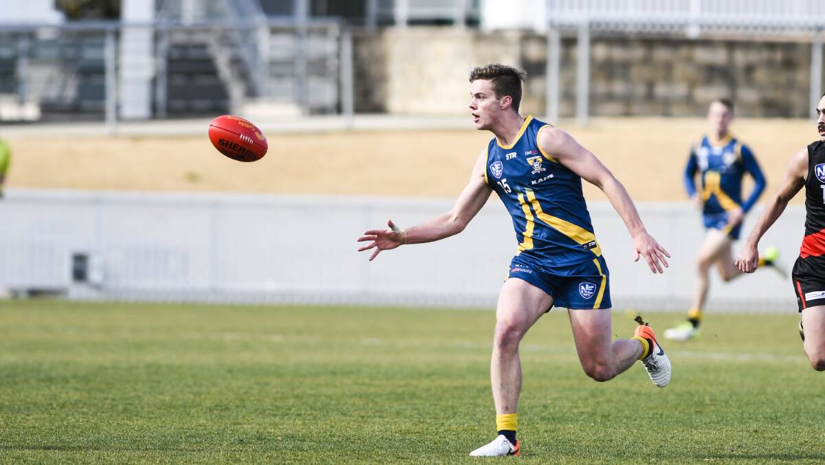 Tom Highmore was an inaugural player at the Canberra Demons. Picture: Dion Georgopoulos