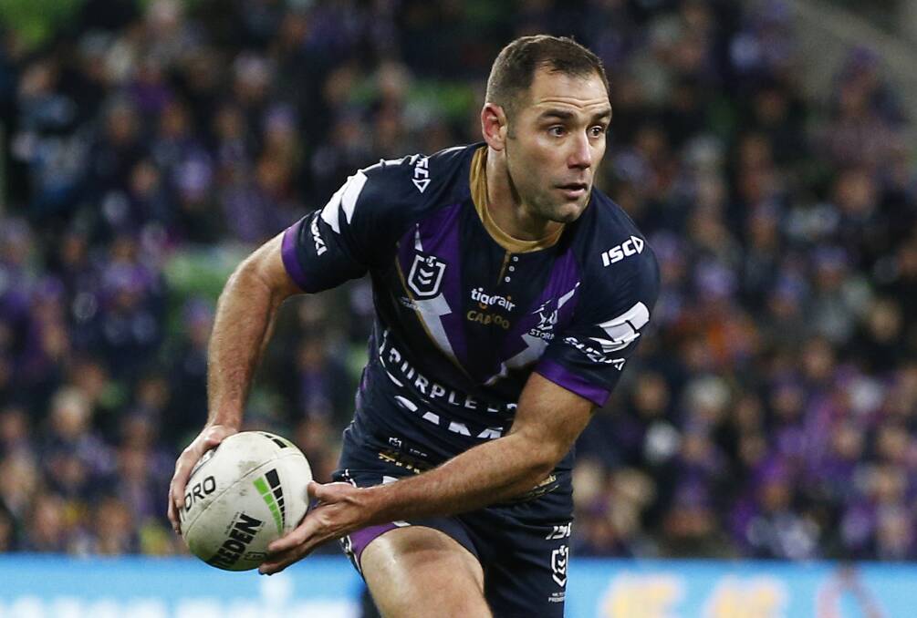 Melbourne Storm captain Cameron Smith during round 17. Picture: AAP