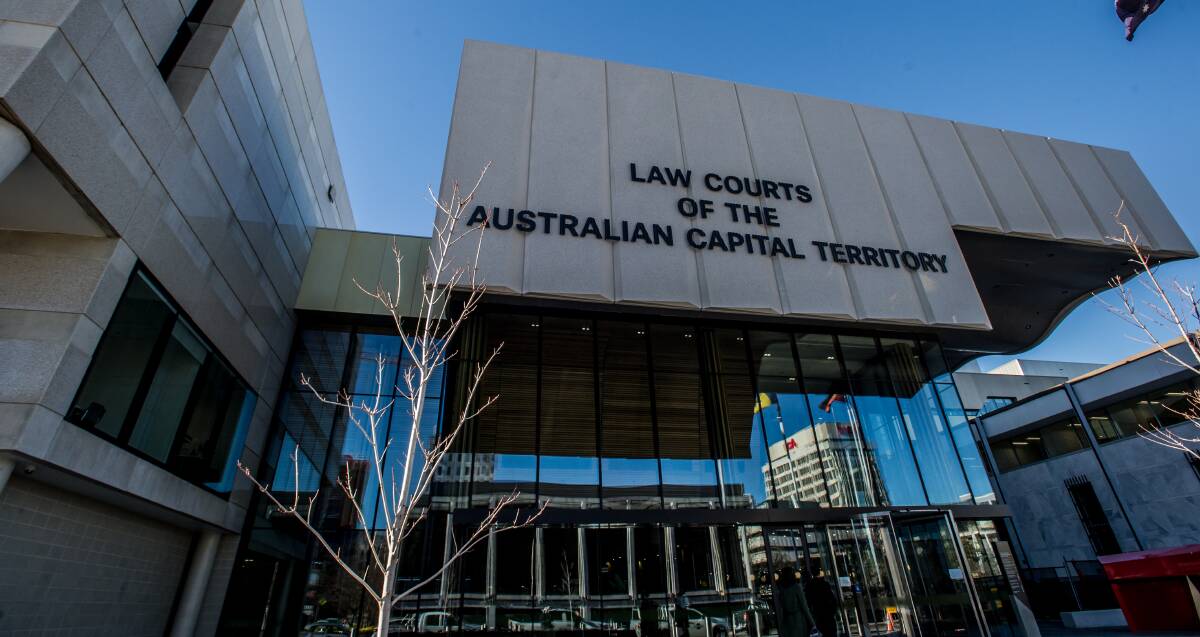 The front of the ACT courts, where James Raftery should have exited. Picture: Karleen Minney