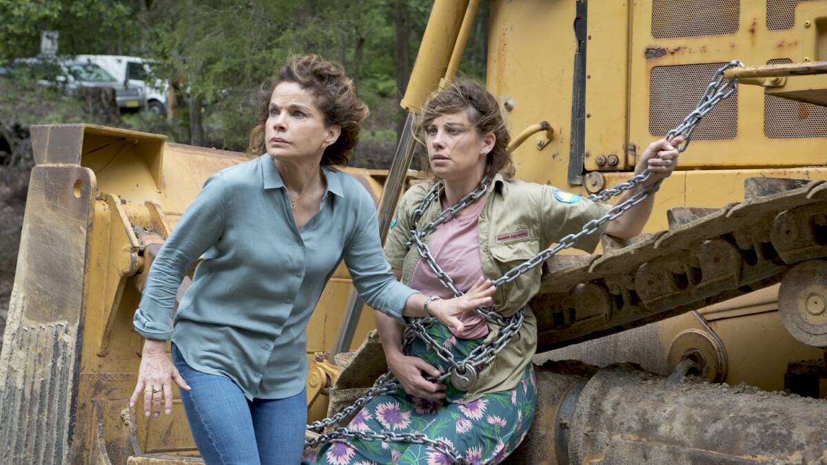 Sigrid Thornton and Brooke Satchwell in the new season of SeaChange.