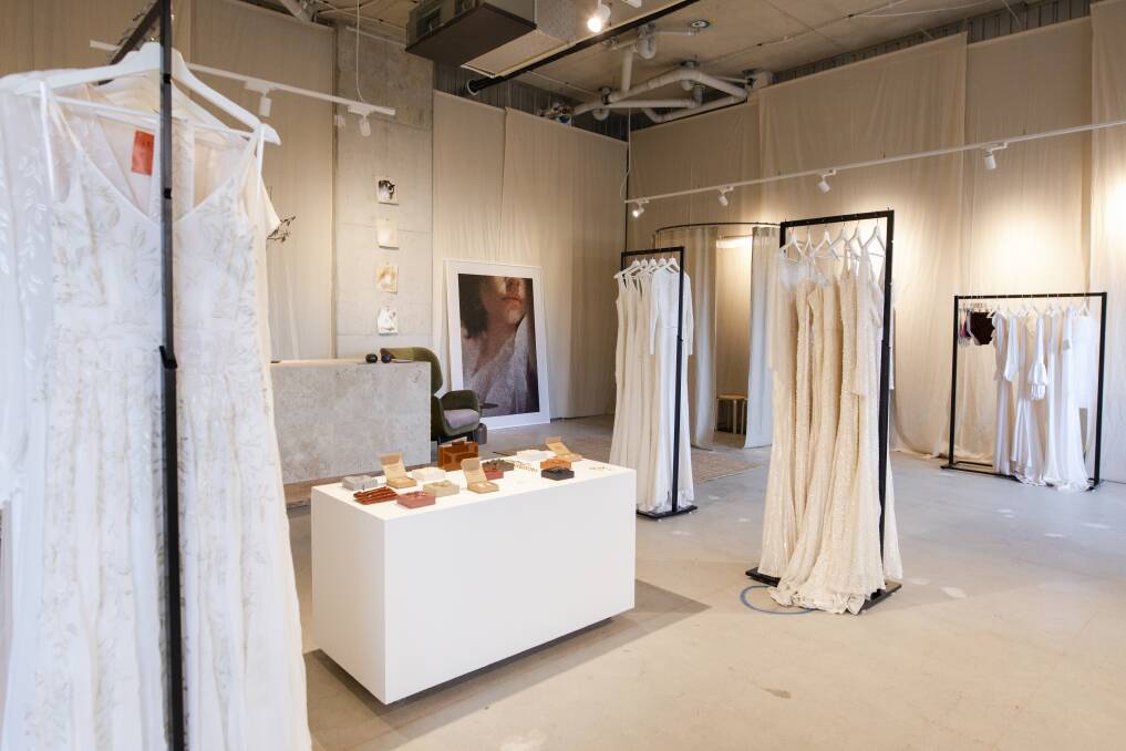 Mrs Fray is a new bridal store that has opened in Canberra.
Picture: Jamila Toderas