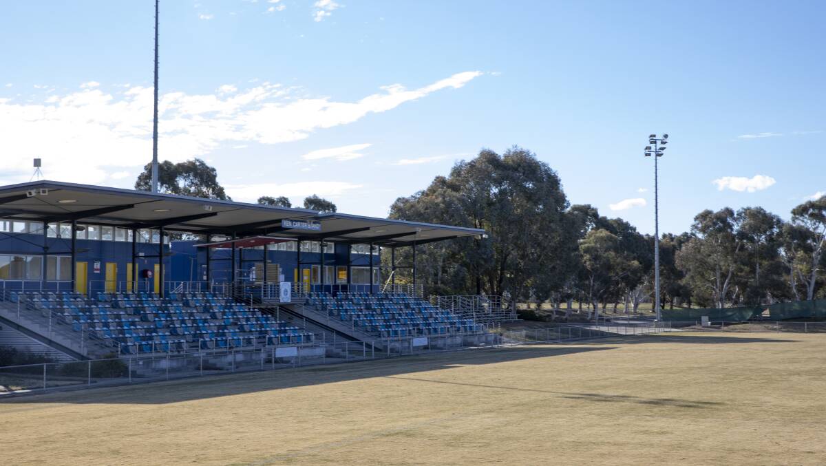 McKellar Park will remain empty for Canberra United's W-League season. Picture: Sitthixay Ditthavong