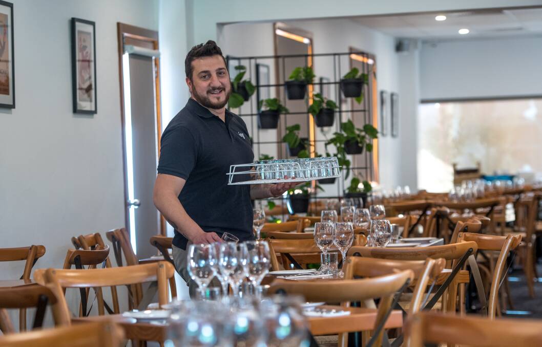 Dimitri Yianoulakis is excited to be re-opening the family restaurant in Hawker after the devastating fires. Picture: Karleen Minney.