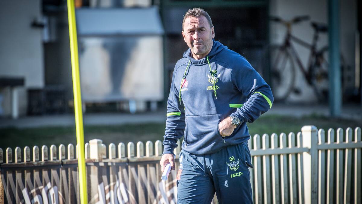 Canberra coach Ricky Stuart is always looking to boost his squad. Picture: Karleen Minney