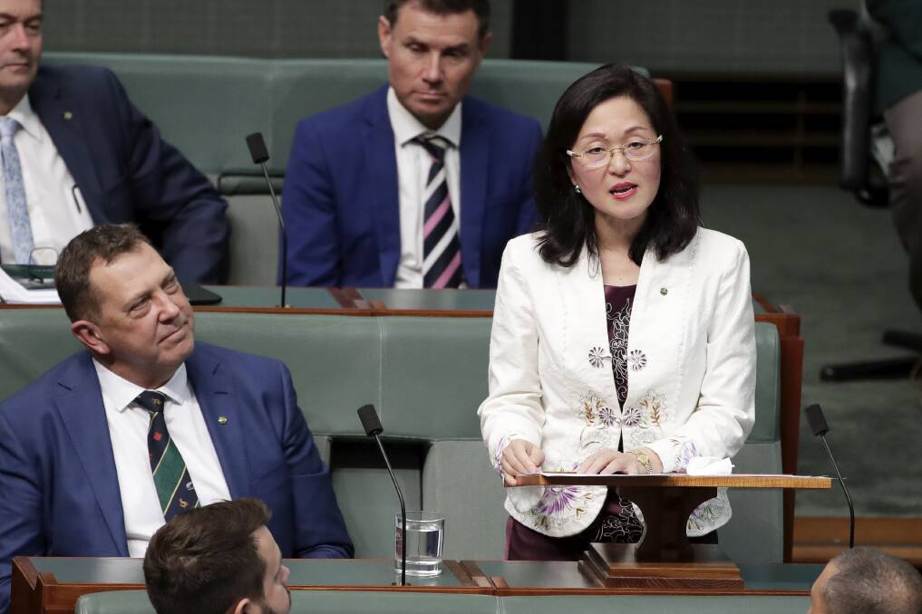 Liberal MP Gladys Liu is facing scrutiny over her past links to Chinese associations. Picture: Alex Ellinghausen