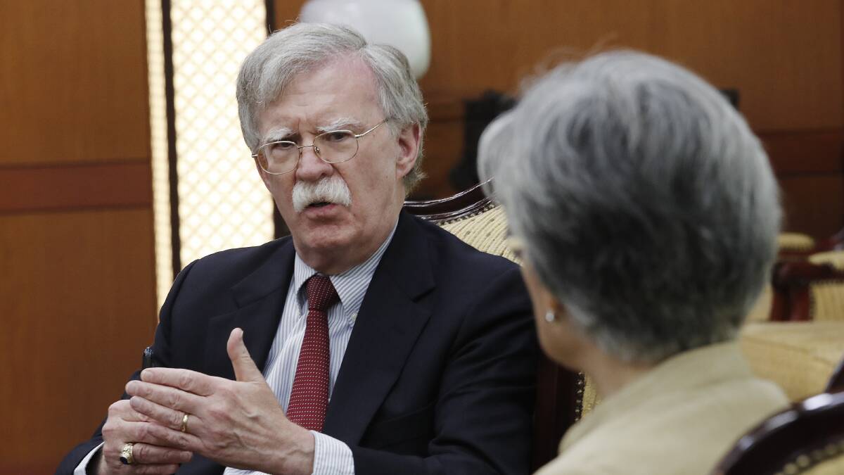 U.S. National Security Advisor John Bolton. Picture: AP
