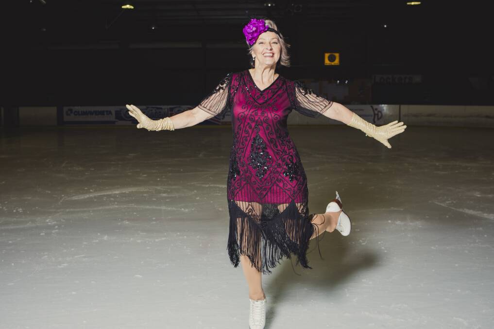 Broken bones have not deterred Maxine Gray in her love of figure skating. Picture: Jamila Toderas
