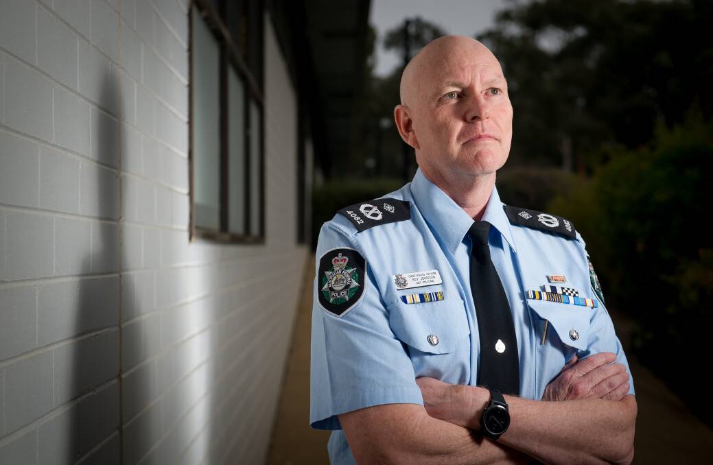 ACT Policing's Chief Police Officer, Ray Johnson. Picture: Elesa Kurtz