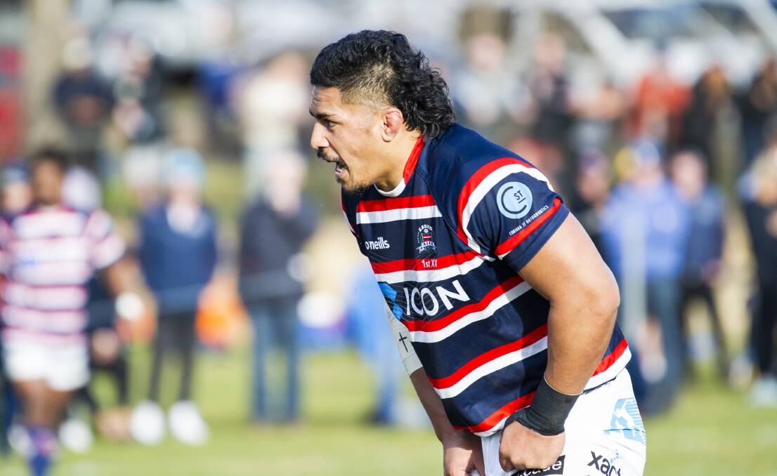 Pete Samu played his first game since the Super Rugby finals series. Picture: Jamila Toderas