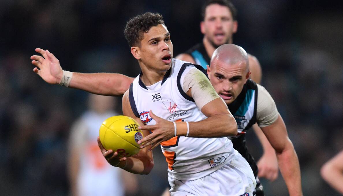 Bobby Hill and the Giants are chasing a top four spot. Picture: AAP