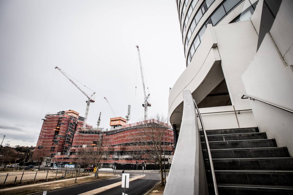 Apartment construction in the ACT experienced a spike at the end of the past financial year. 