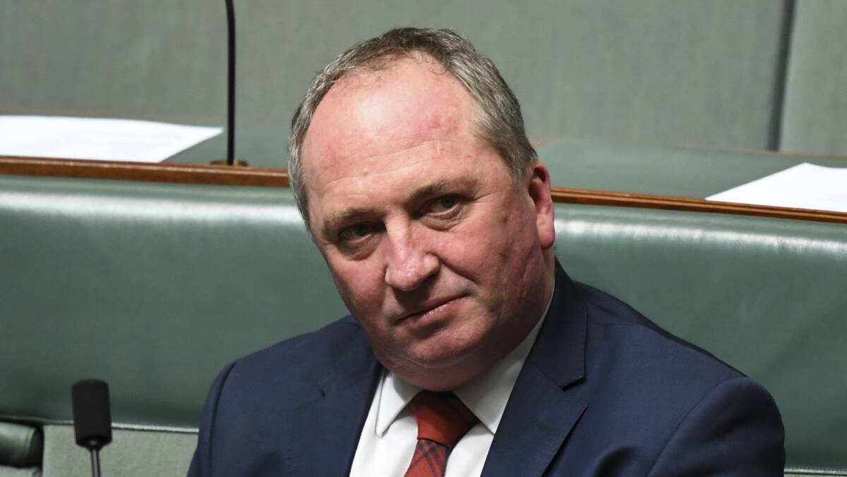 Nationals MP Barnaby Joyce spearheaded the pesticides authority's move to Armidale. Picture: AAP.