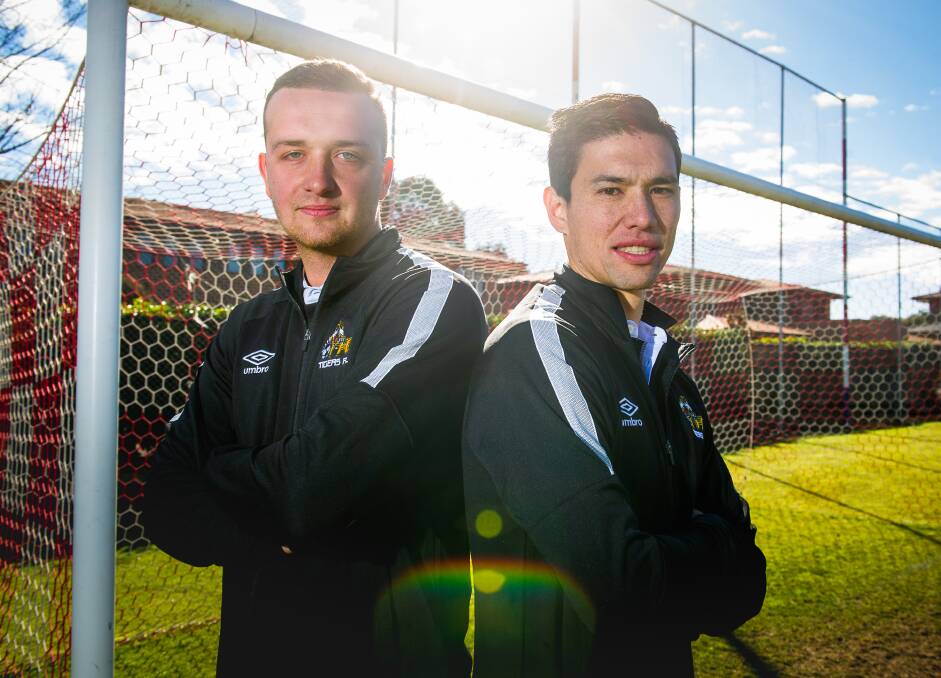 Jakob Cole, left, and Mark Shields are hoping to taste FFA Cup success for the first time. Picture: Elesa Kurtz
