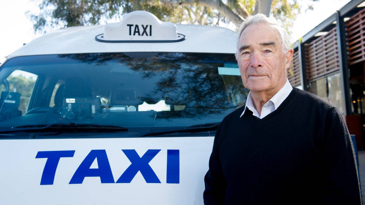 John McKeough, chairman of the Canberra Taxi Industry Association. Picture: Elesa Kurtz