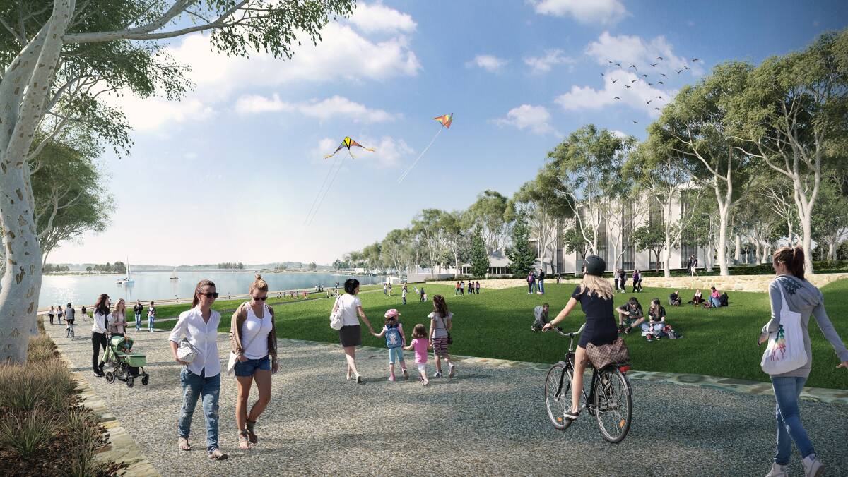Digital renderings of the new ANU campus renewal. Picture: ANU