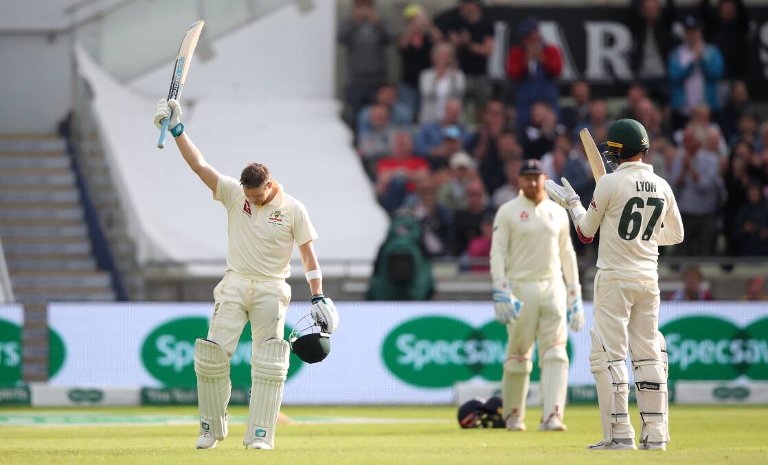 Steve Smith has returned with a memorable century. Picture: PA