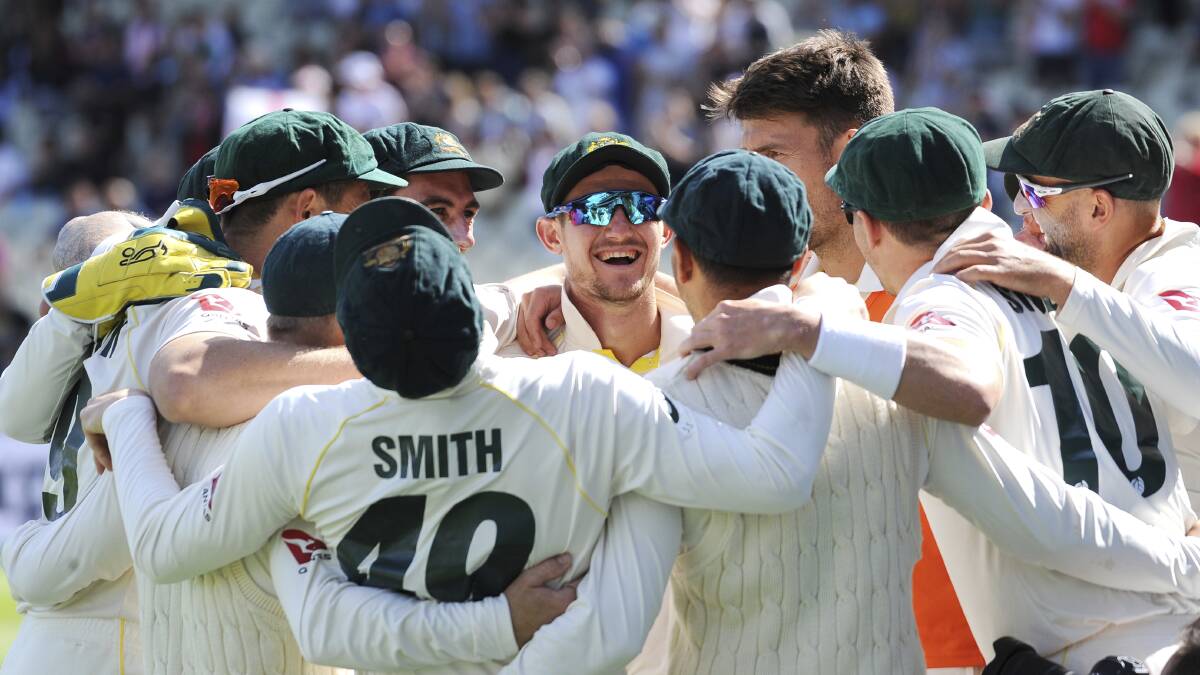 Most of the Australians contributed favourably to the victory. Picture:: AP