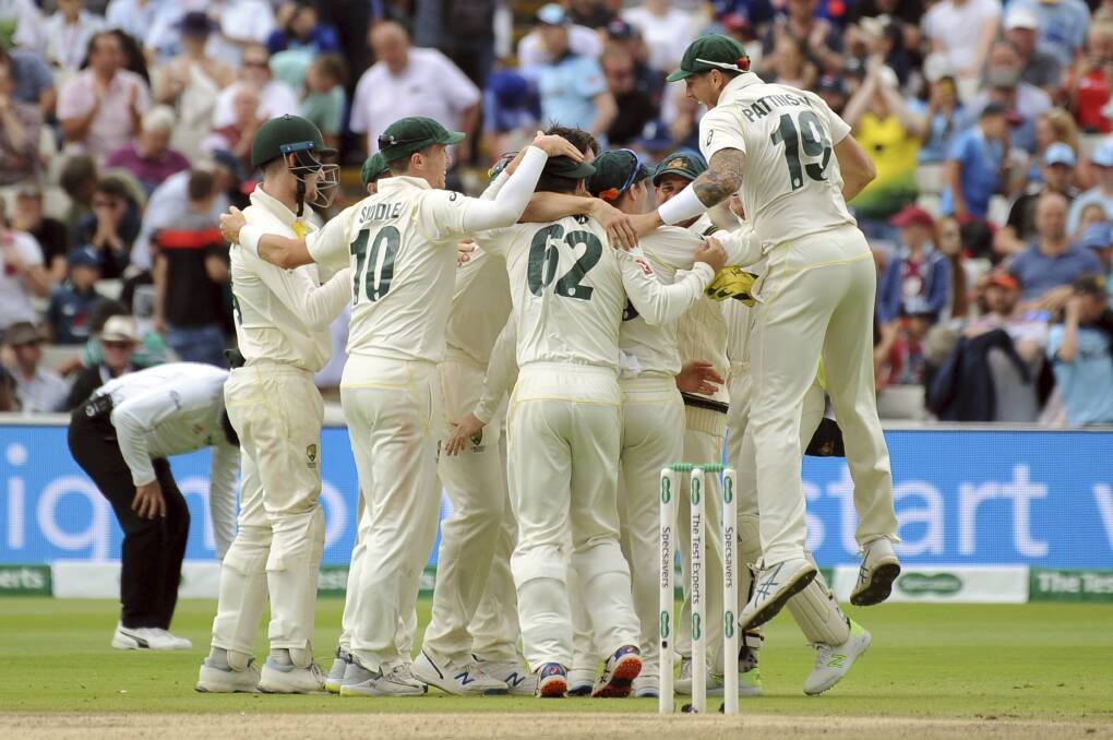 Australia has won the first Ashes Test in Edgbaston. Picture: AP
